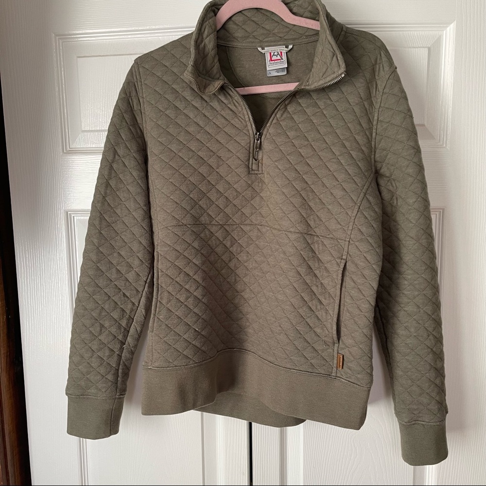 Avlanache Quilted Zip Up Pullover